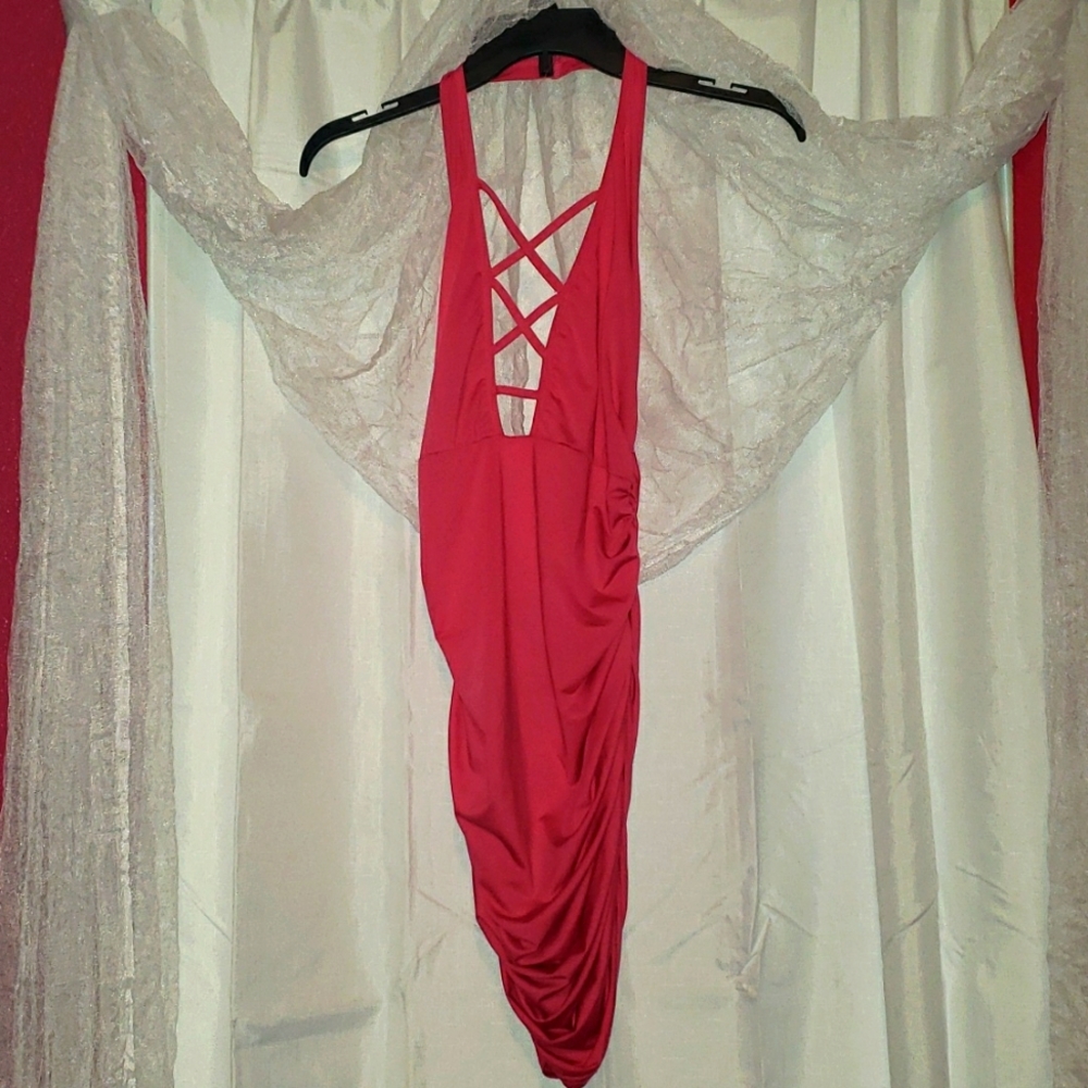 3/$25 Zaful pink bodycon dress size M